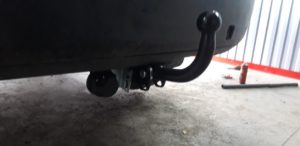 ТСУ для Ford Focus 2 седан 2004-2011 без выреза бампера