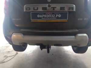 Renault Duster 4WD 2011-2015, 2015- без выреза бампера