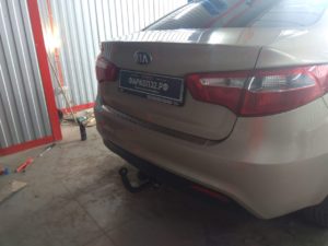 Kia Rio III седан 2011-2017 (необходима подрезка бампера)